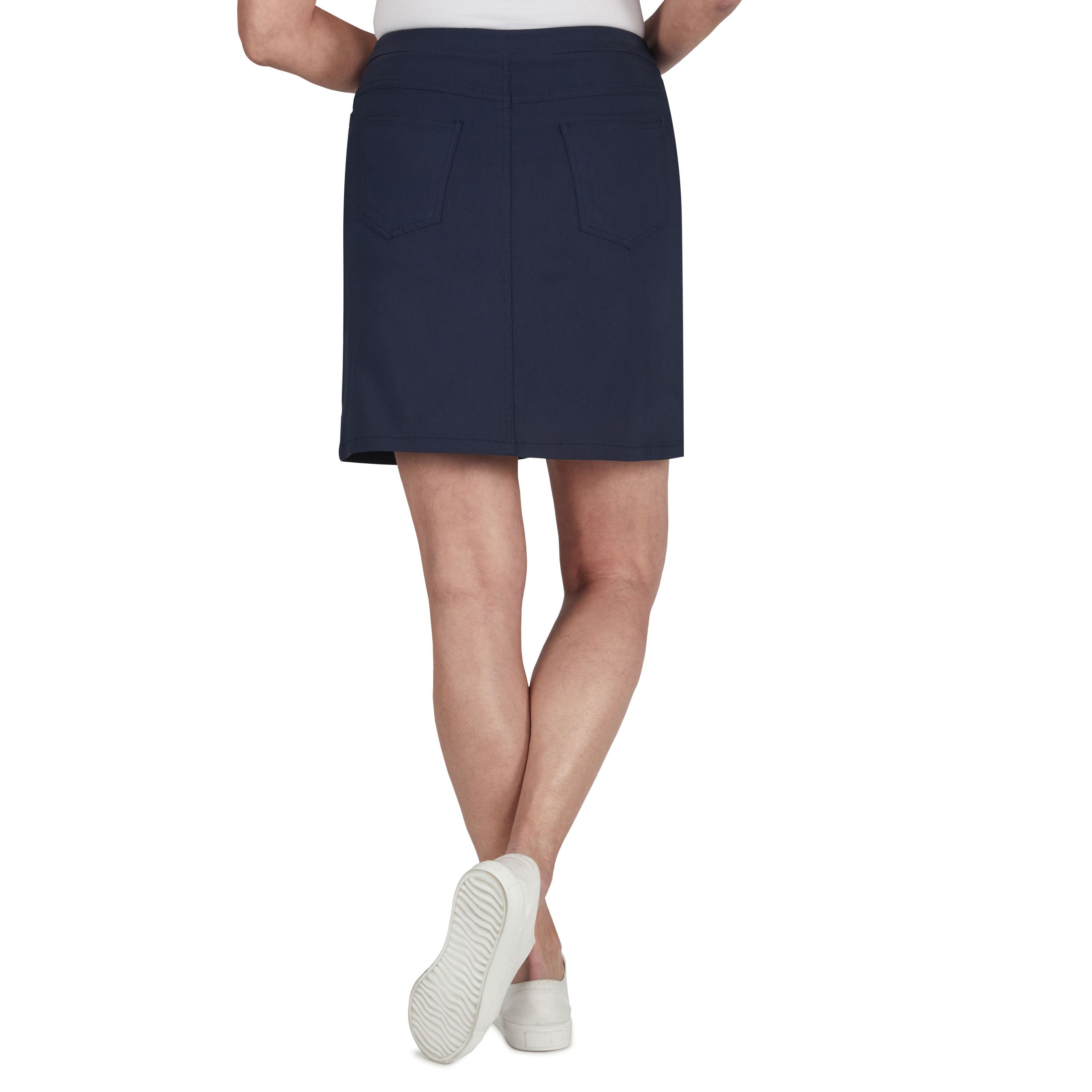 Tech Stretch Pull On Skort with Elastic Waistband