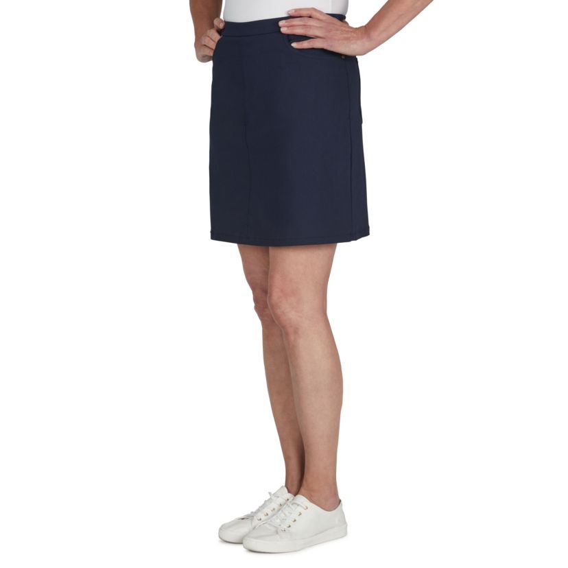 Tech Stretch Pull On Skort with Elastic Waistband