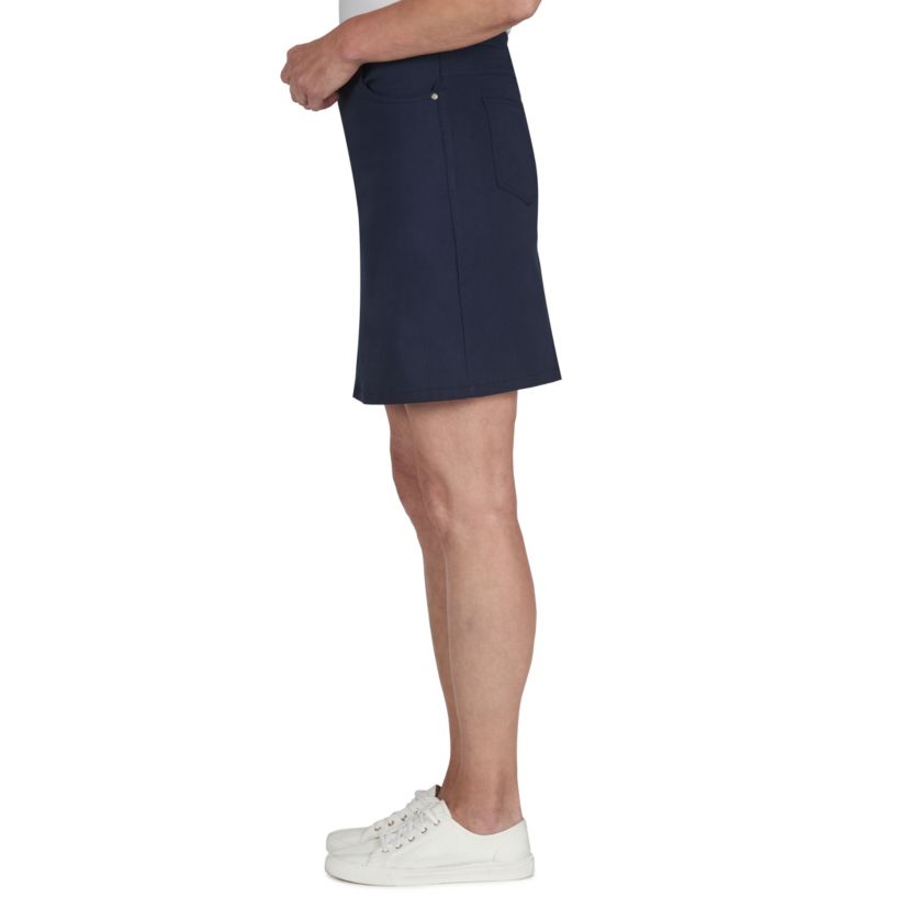 Tech Stretch Pull On Skort with Elastic Waistband