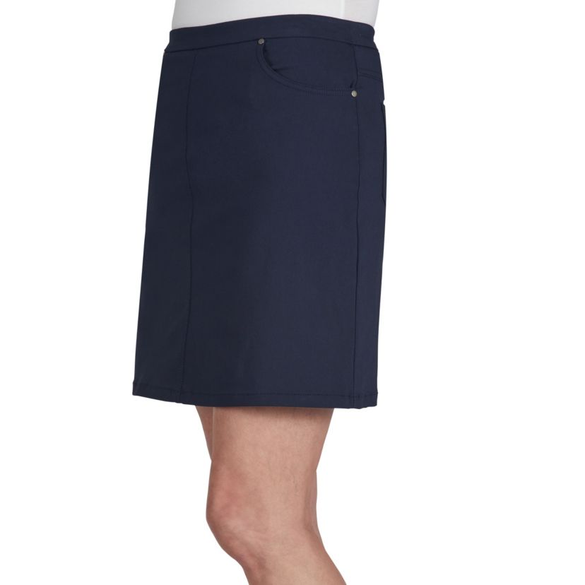 Tech Stretch Pull On Skort with Elastic Waistband