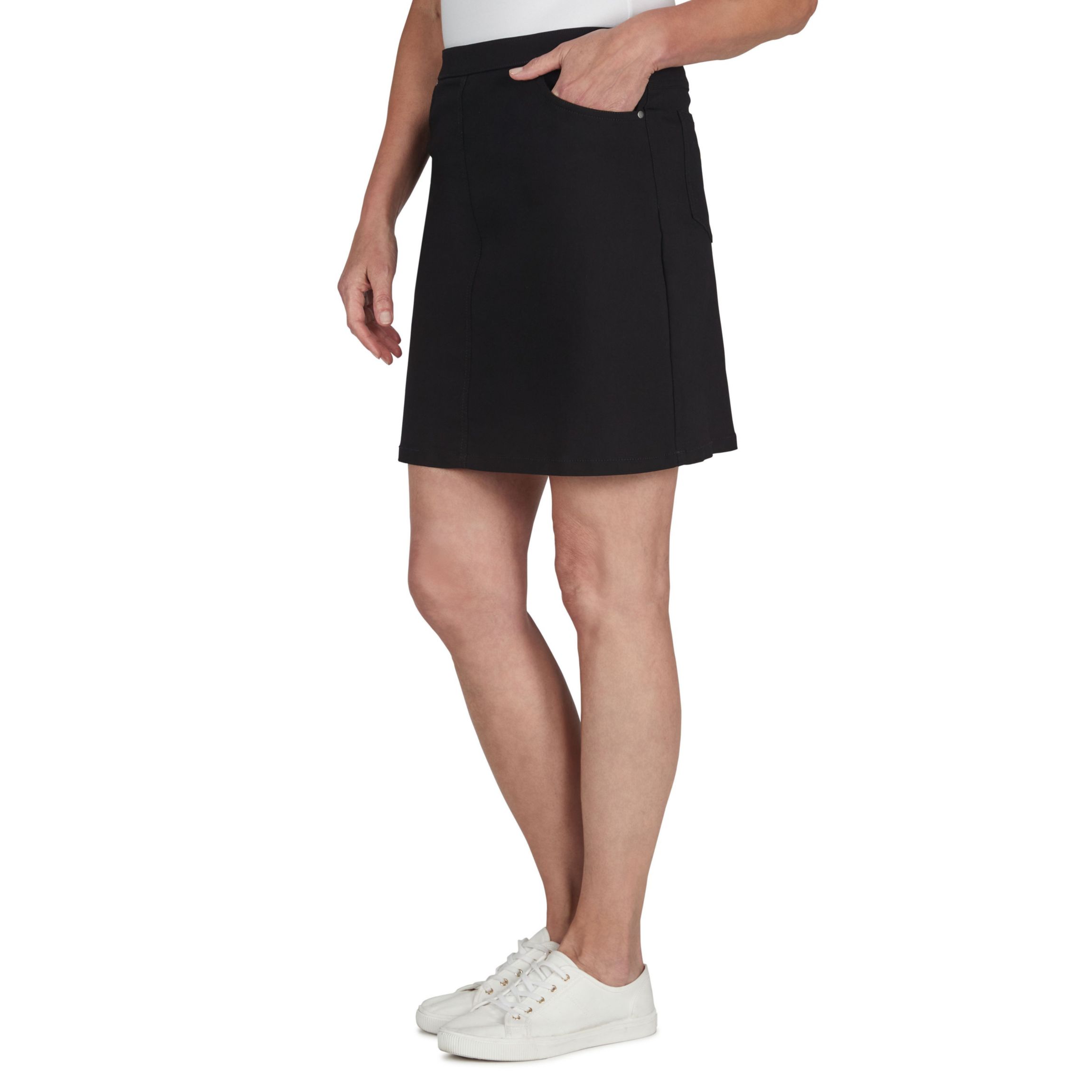 Tech Stretch Pull On Skort with Elastic Waistband