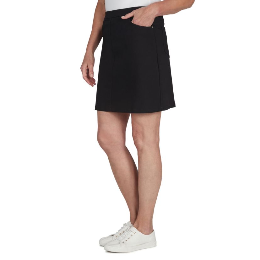 Tech Stretch Pull On Skort with Elastic Waistband