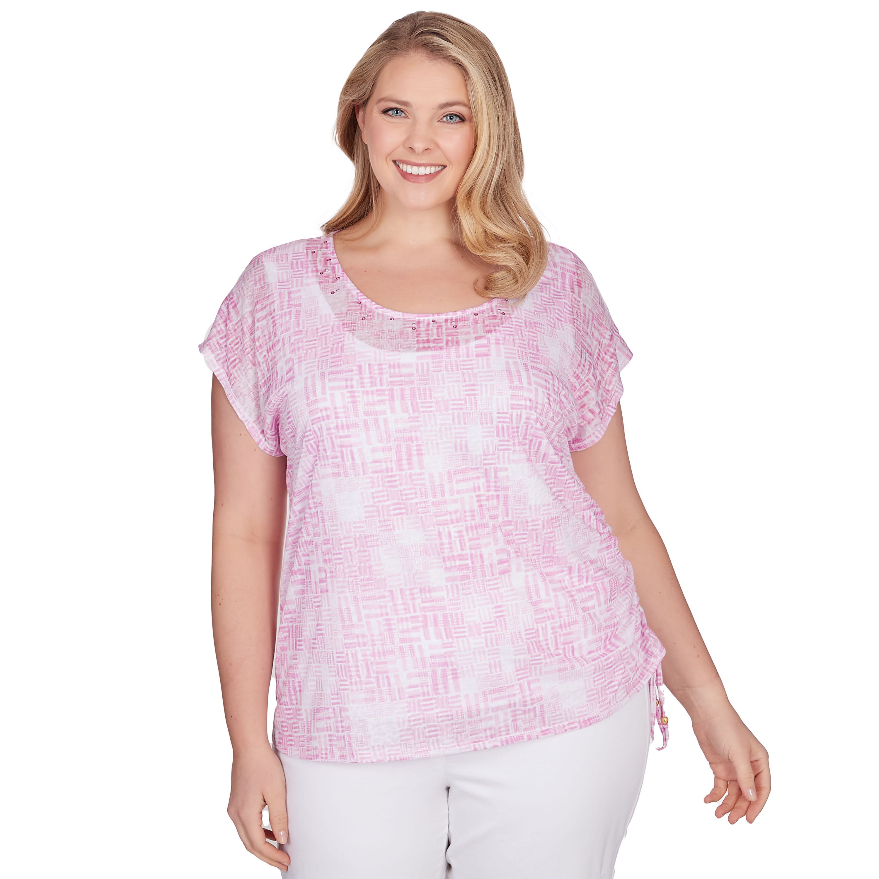 Spring Into Action Printed T Sleeve Top