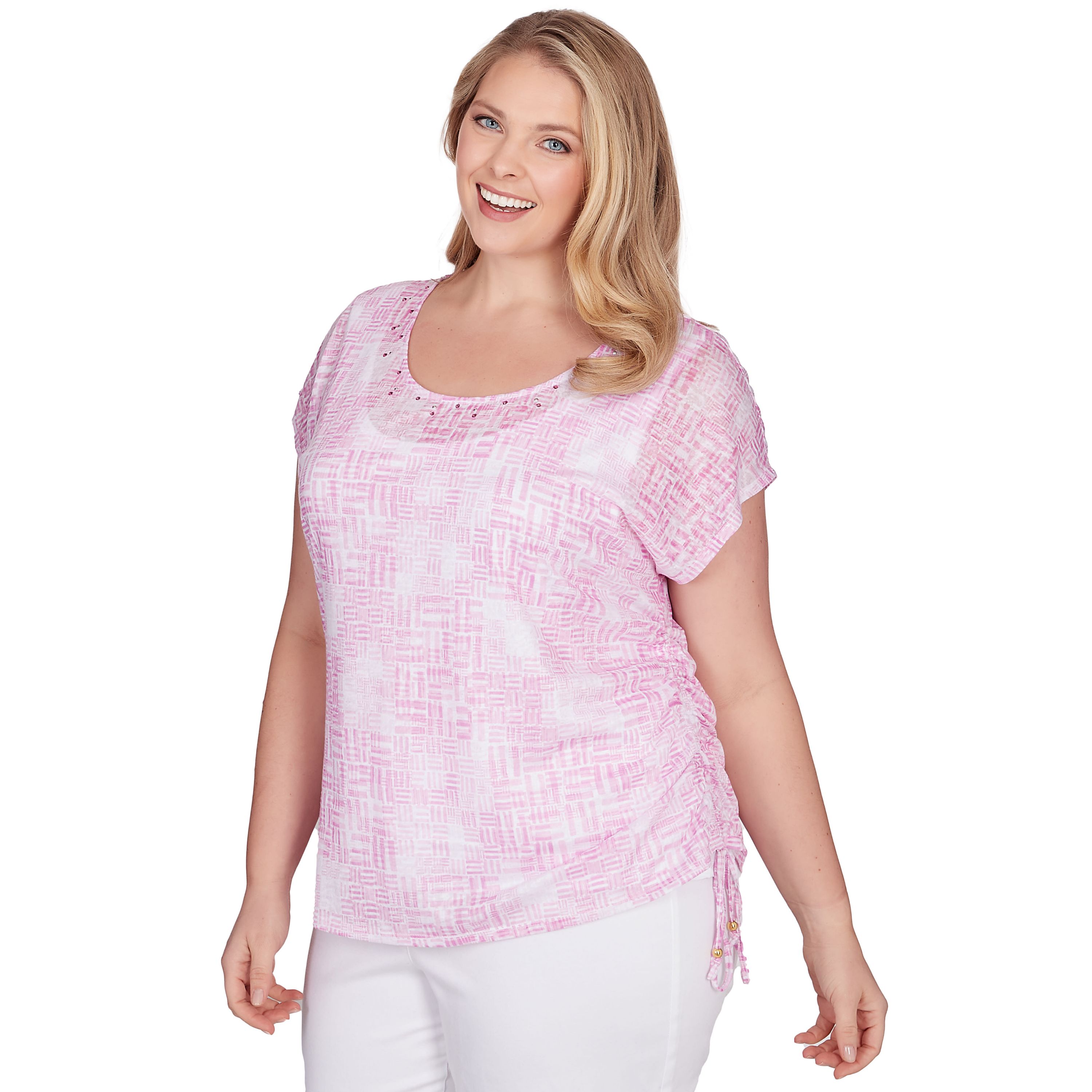 Spring Into Action Printed T Sleeve Top