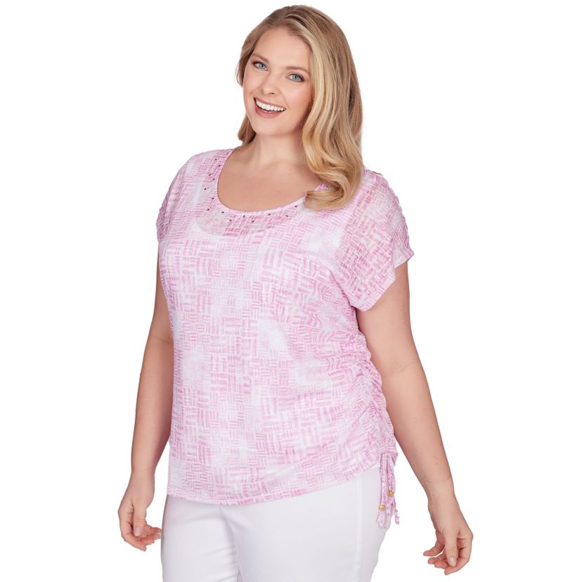 Spring Into Action Printed T Sleeve Top