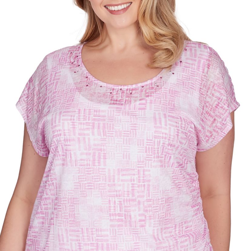 Spring Into Action Printed T Sleeve Top