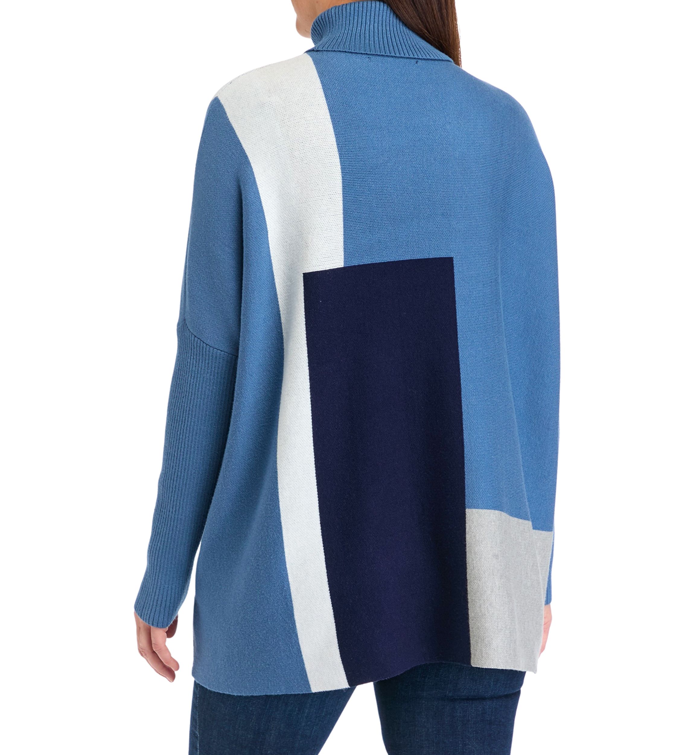 Womens Turtleneck Poncho