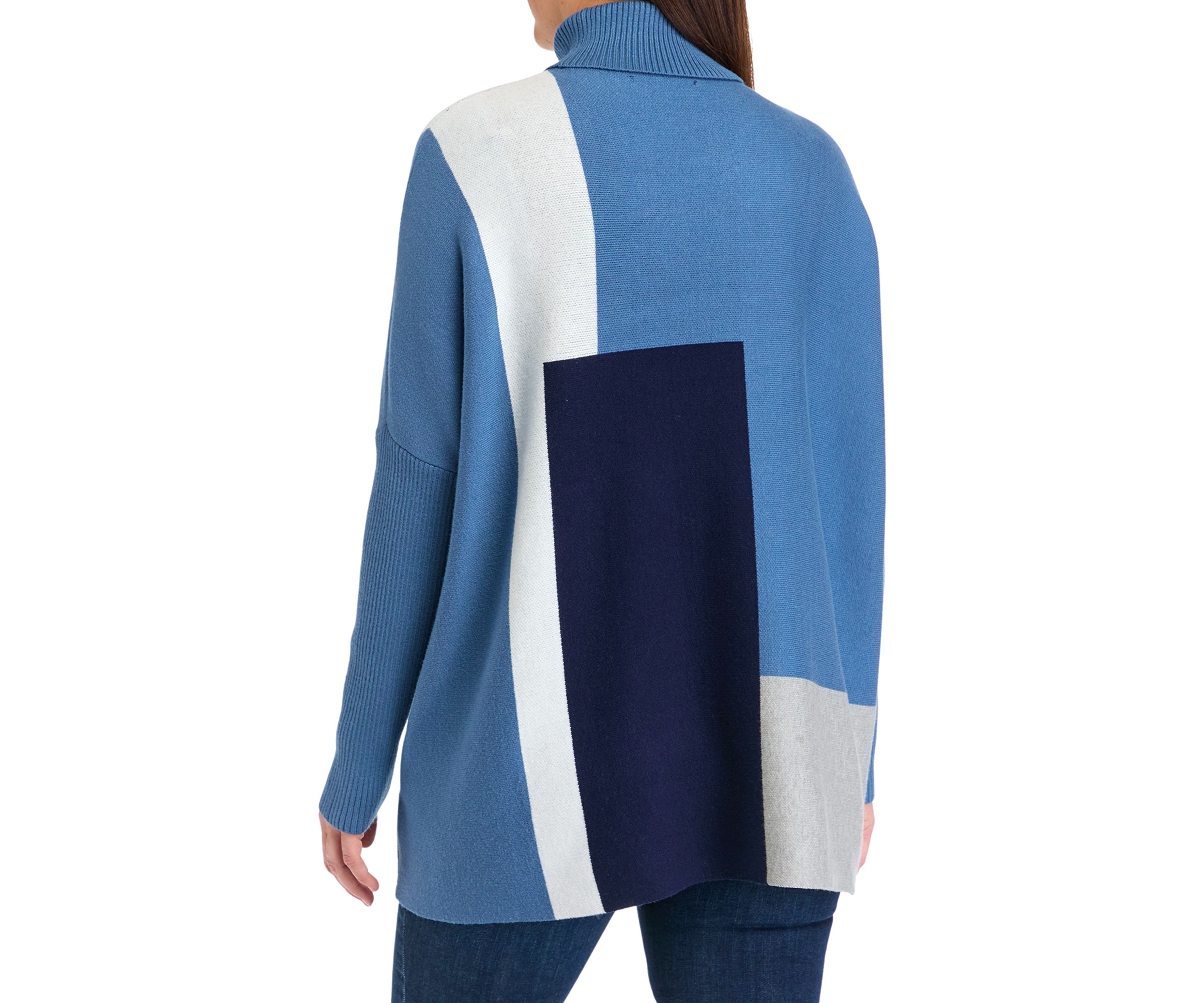Womens Turtleneck Poncho