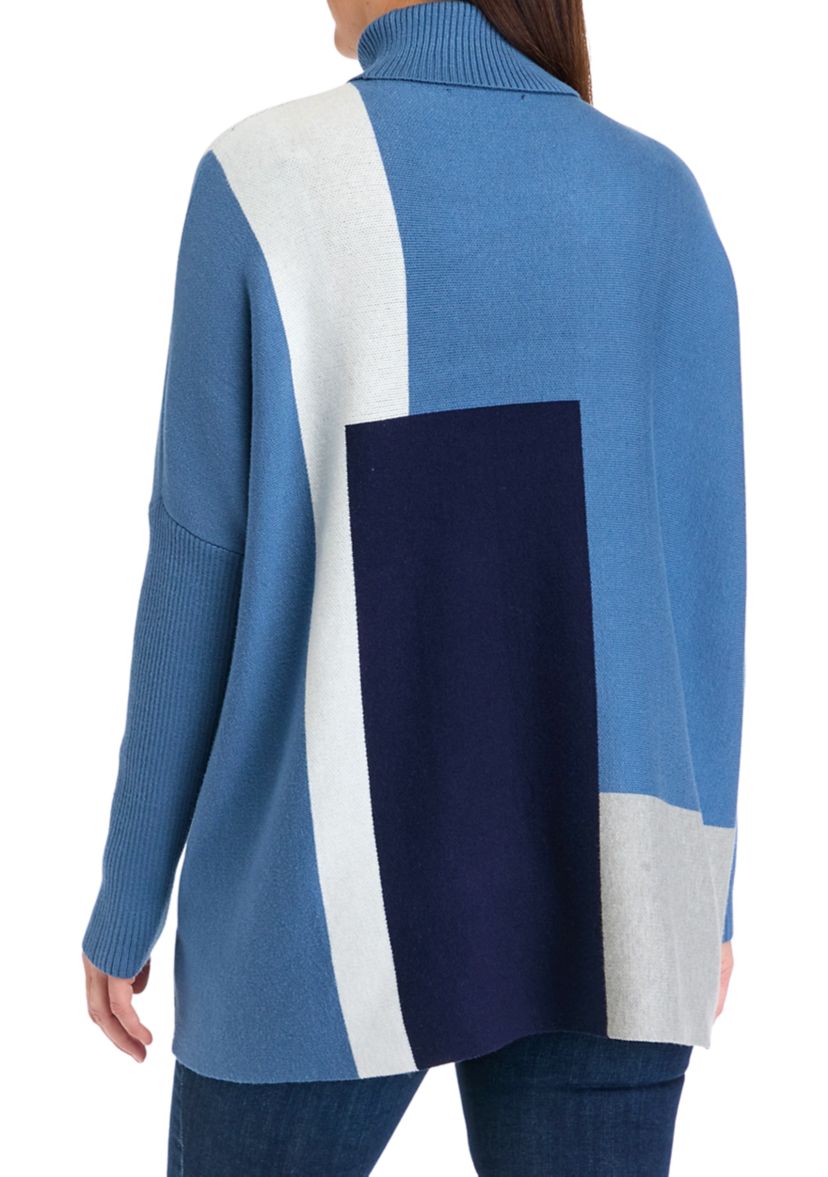 Womens Turtleneck Poncho