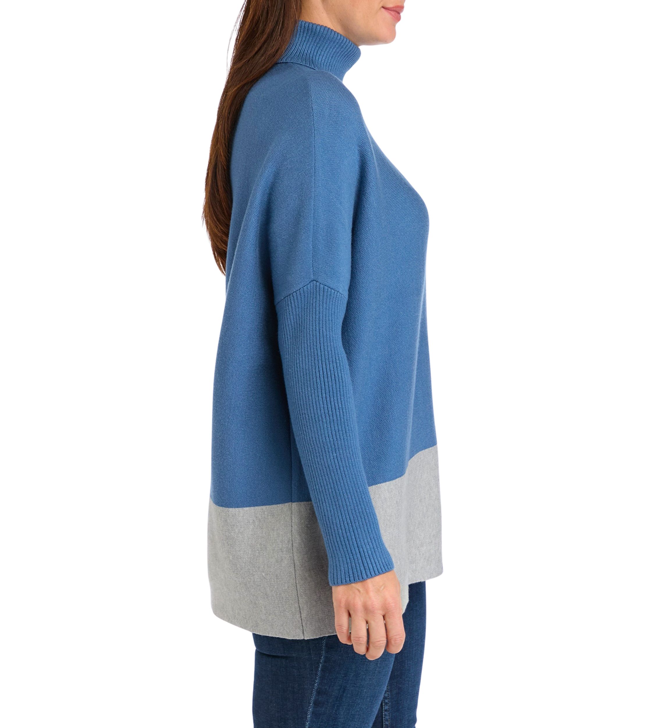 Womens Turtleneck Poncho