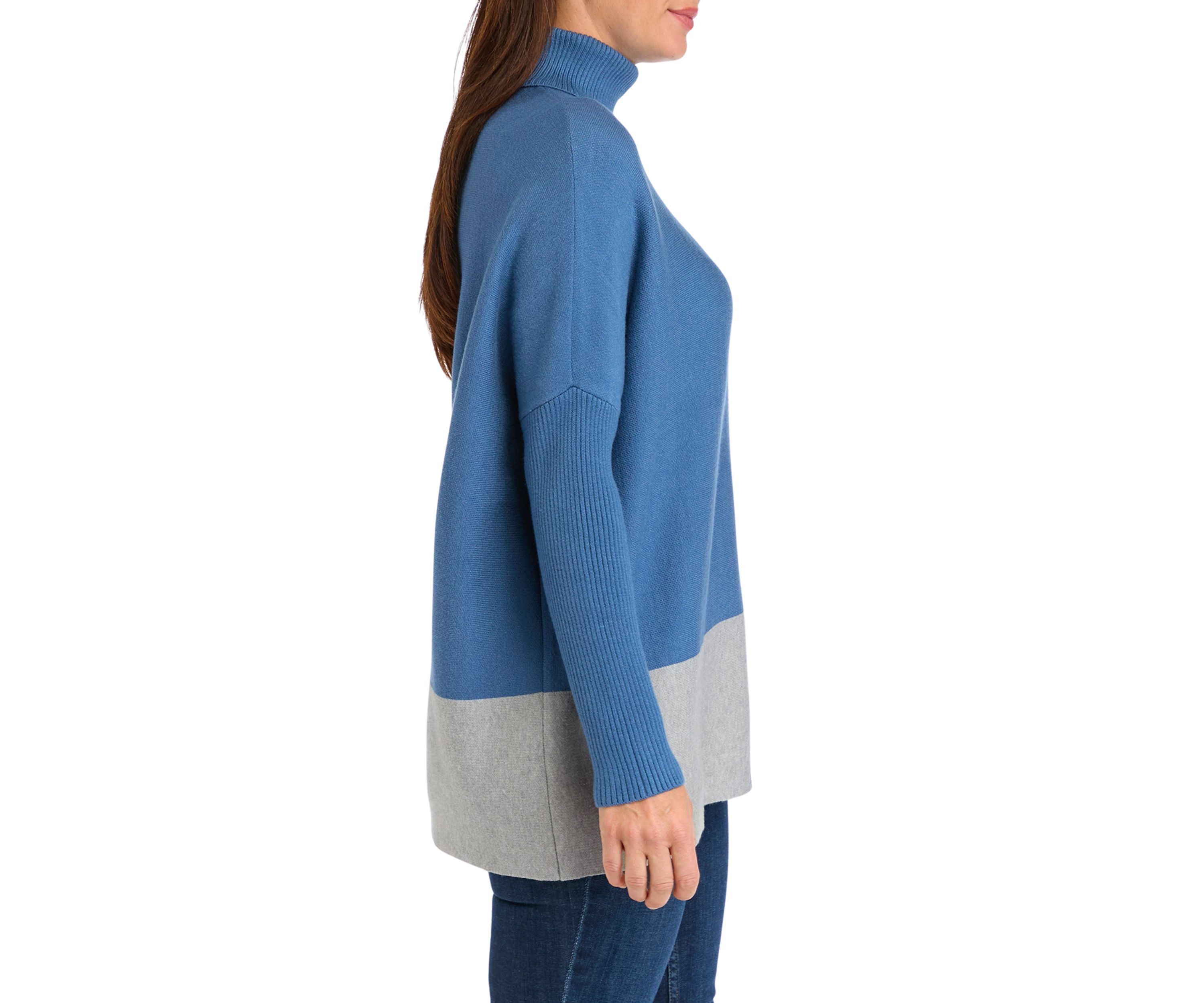 Womens Turtleneck Poncho