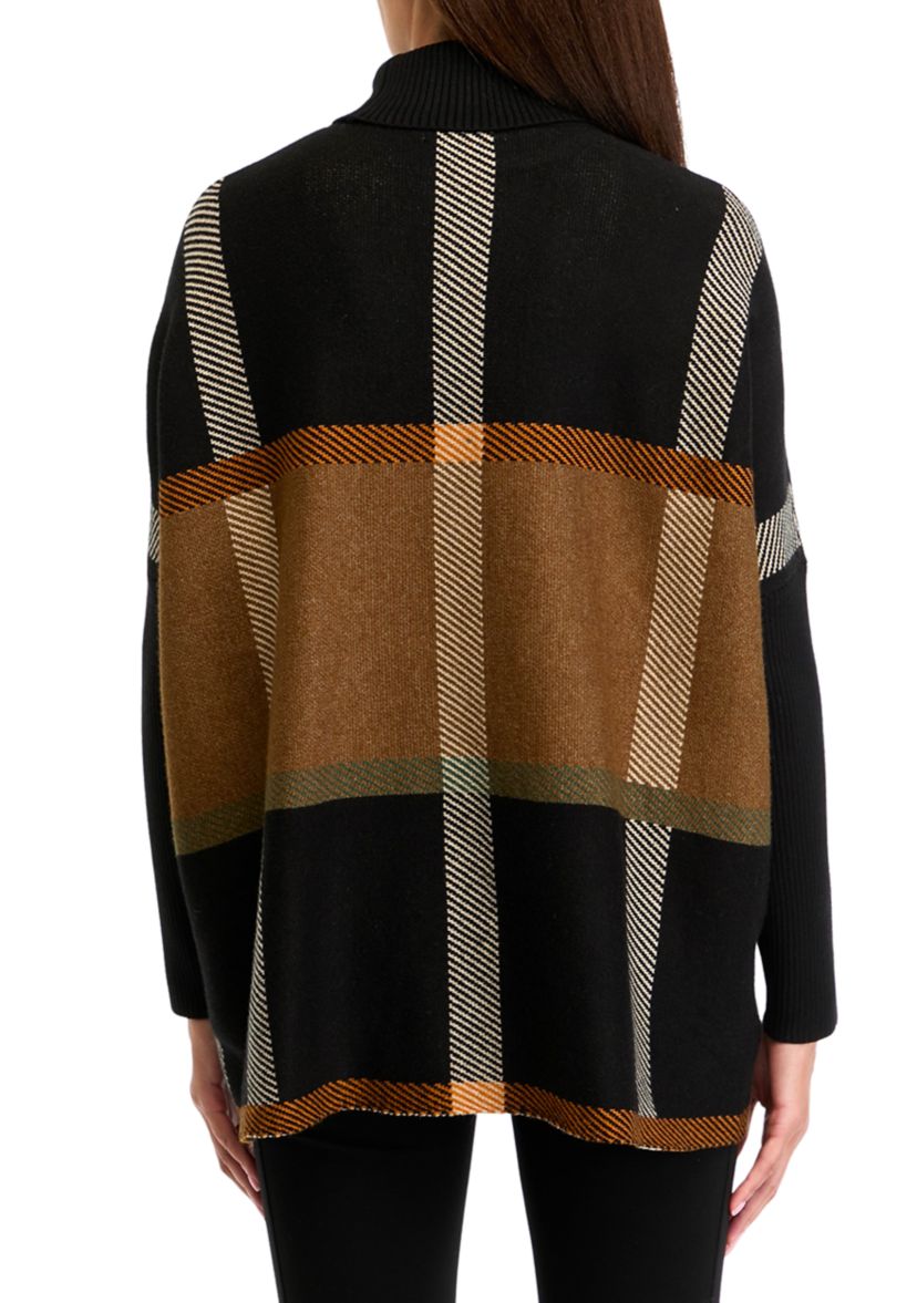 Womens Turtleneck Poncho