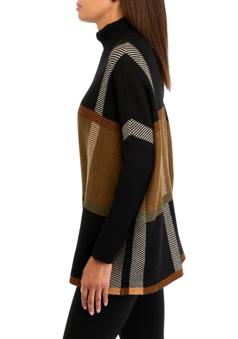 Womens Turtleneck Poncho