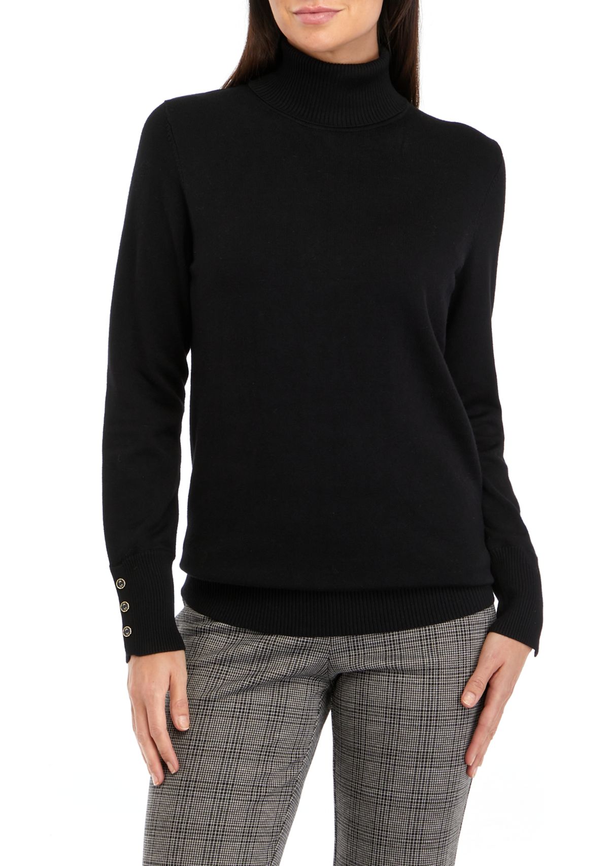 Womens Long Sleeve Turtleneck Sweater