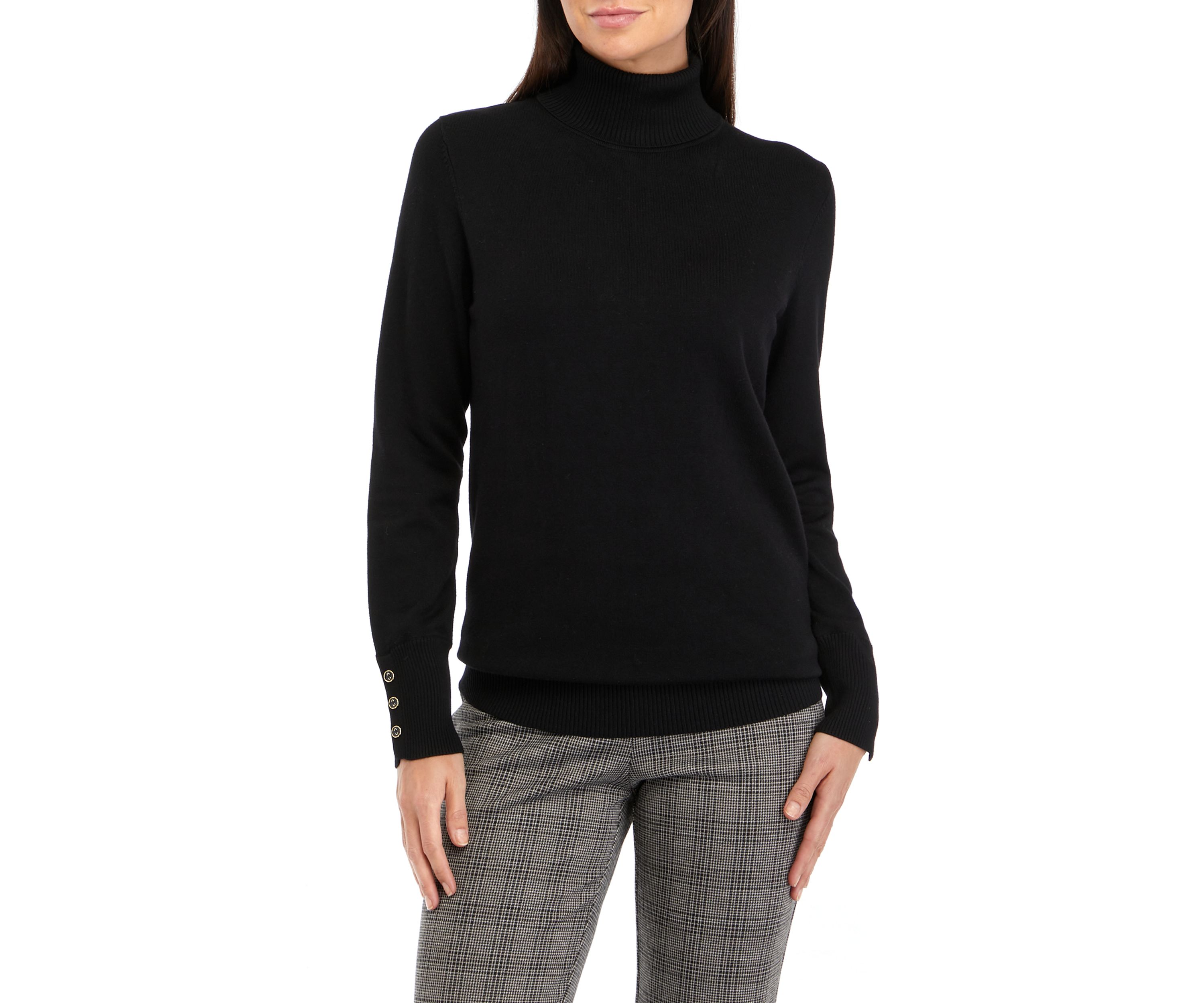 Womens Long Sleeve Turtleneck Sweater