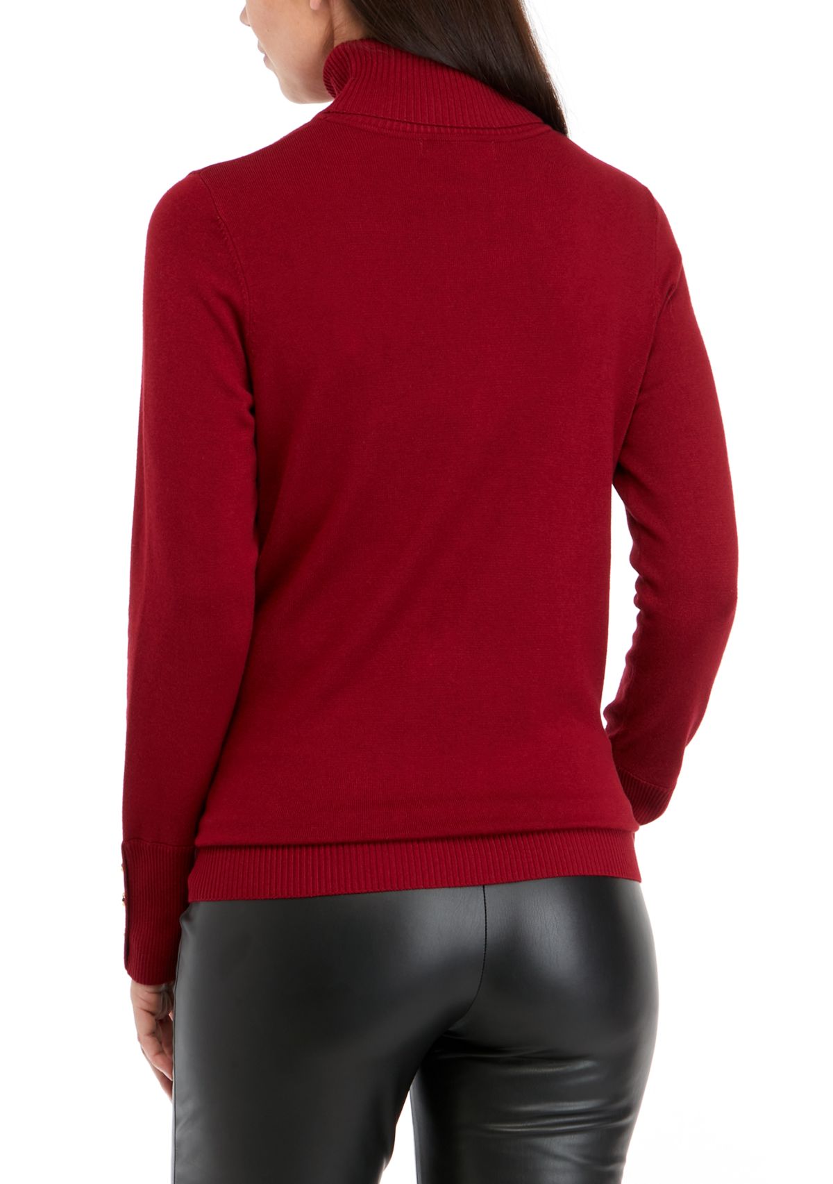 Womens Long Sleeve Turtleneck Sweater