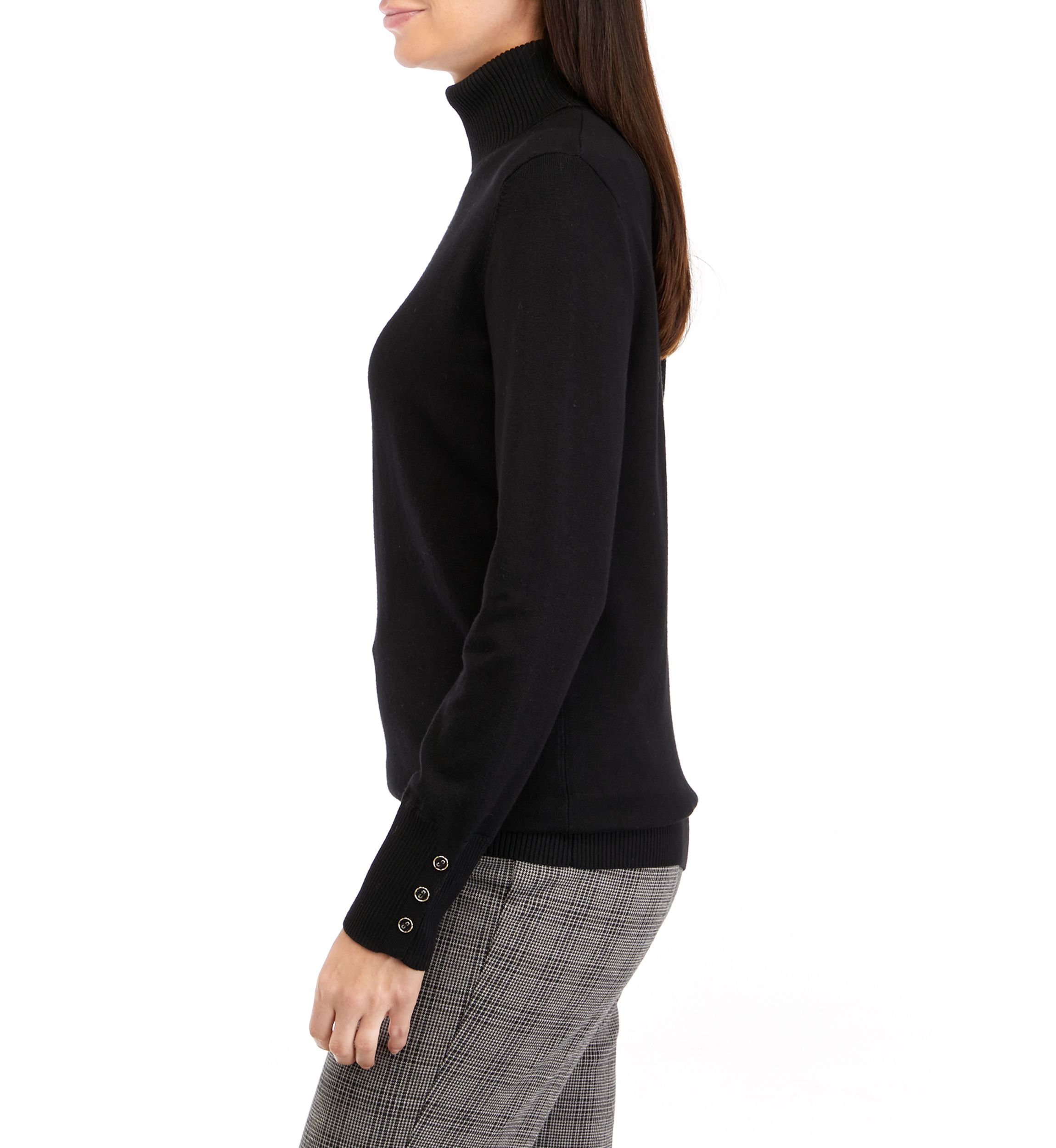Womens Long Sleeve Turtleneck Sweater