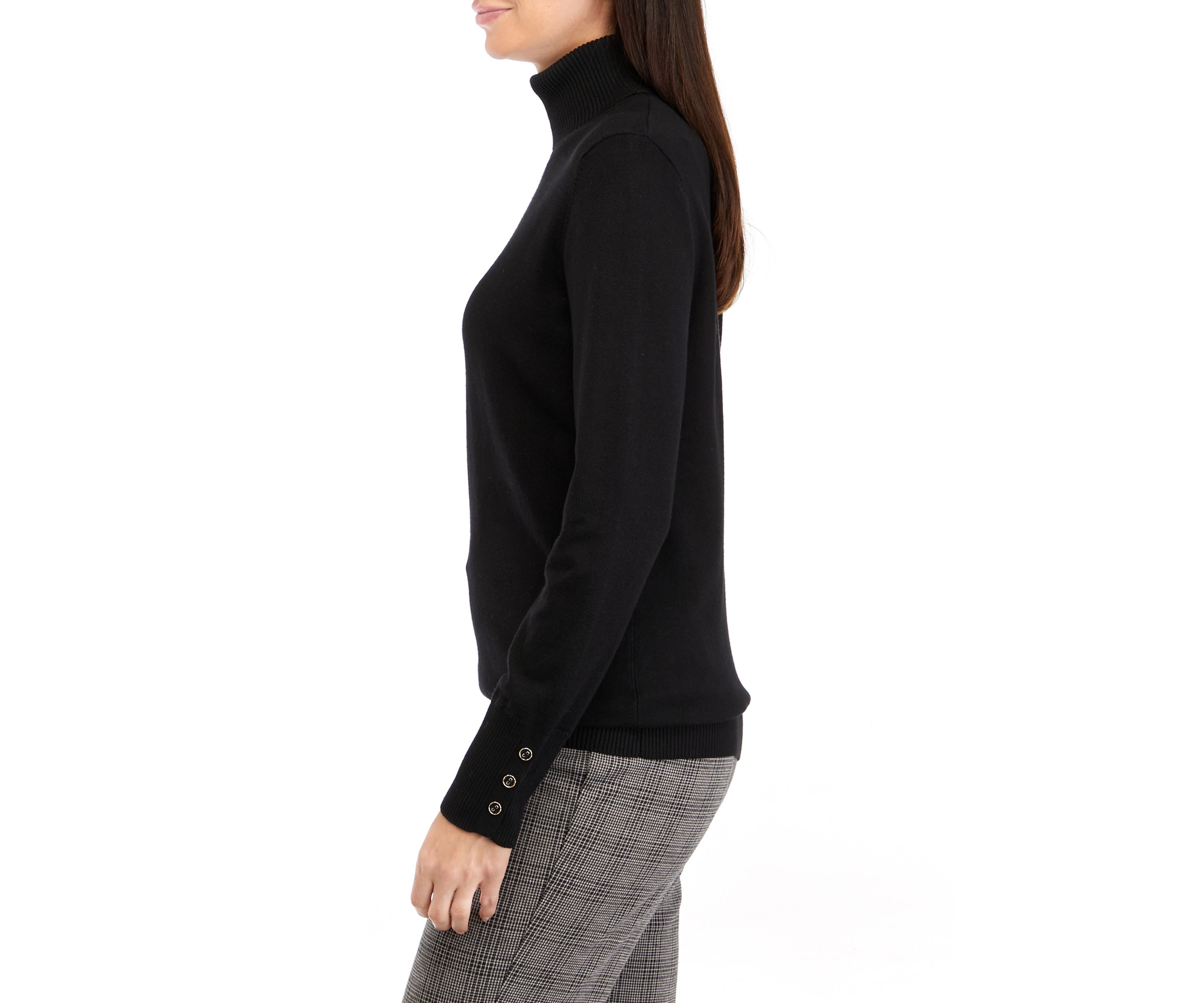Womens Long Sleeve Turtleneck Sweater