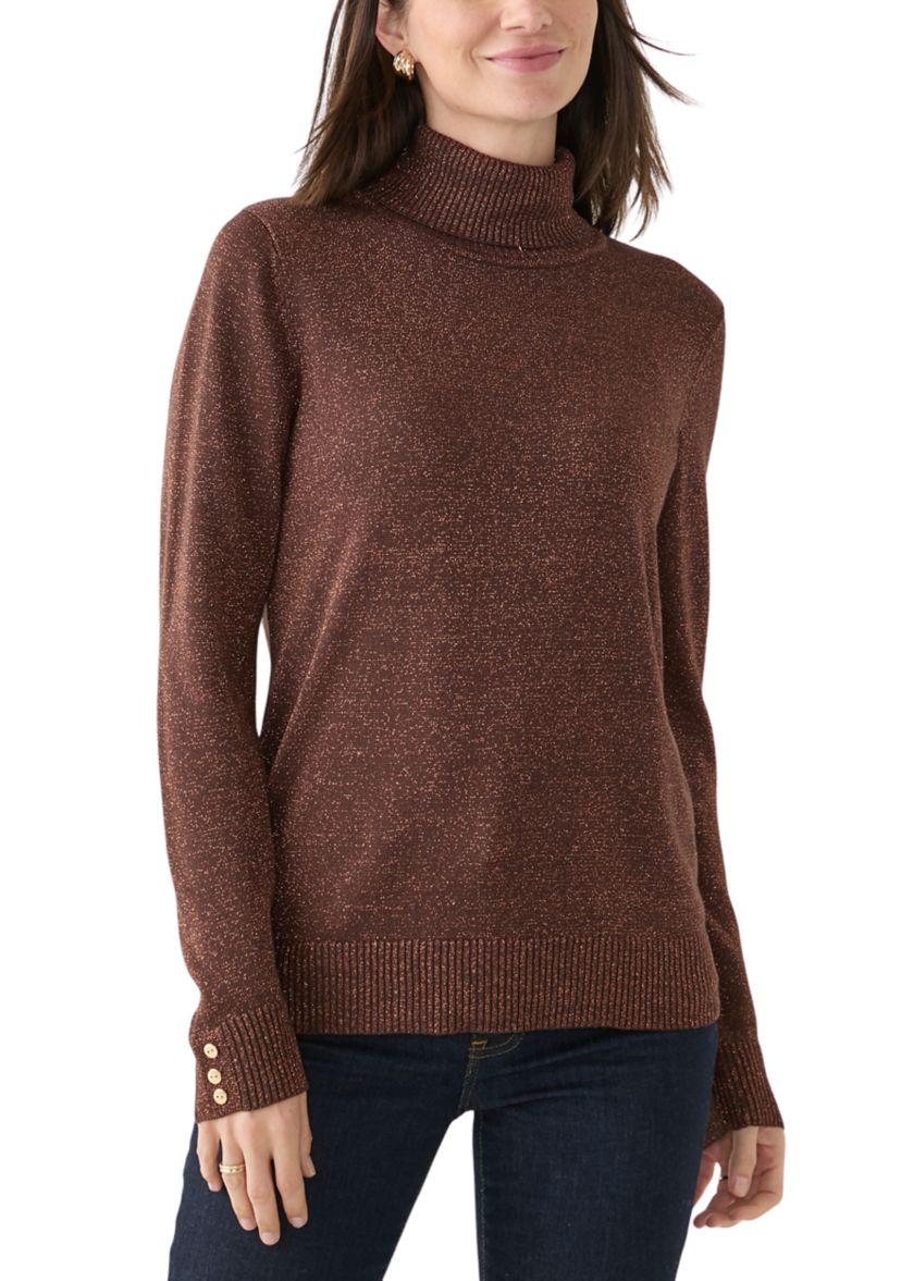 Womens Long Sleeve Turtleneck Sweater