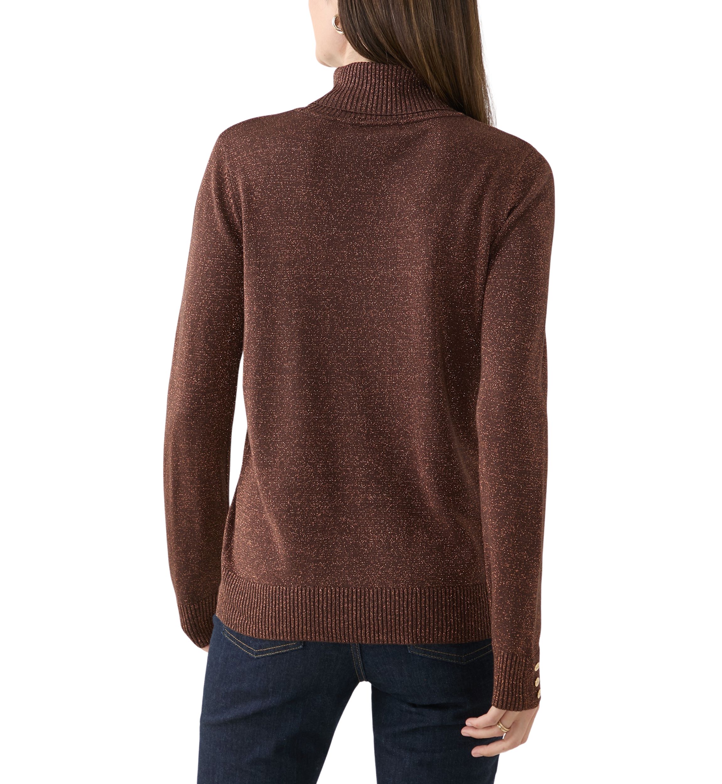 Womens Long Sleeve Turtleneck Sweater