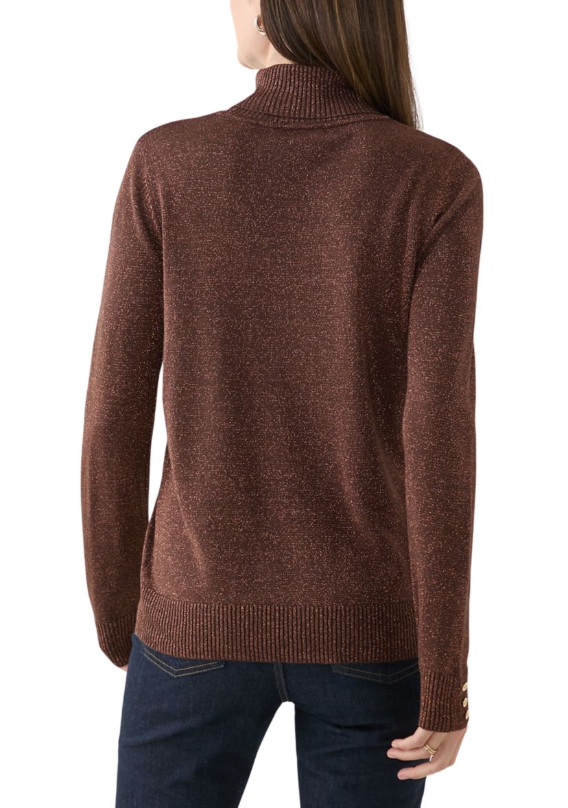 Womens Long Sleeve Turtleneck Sweater