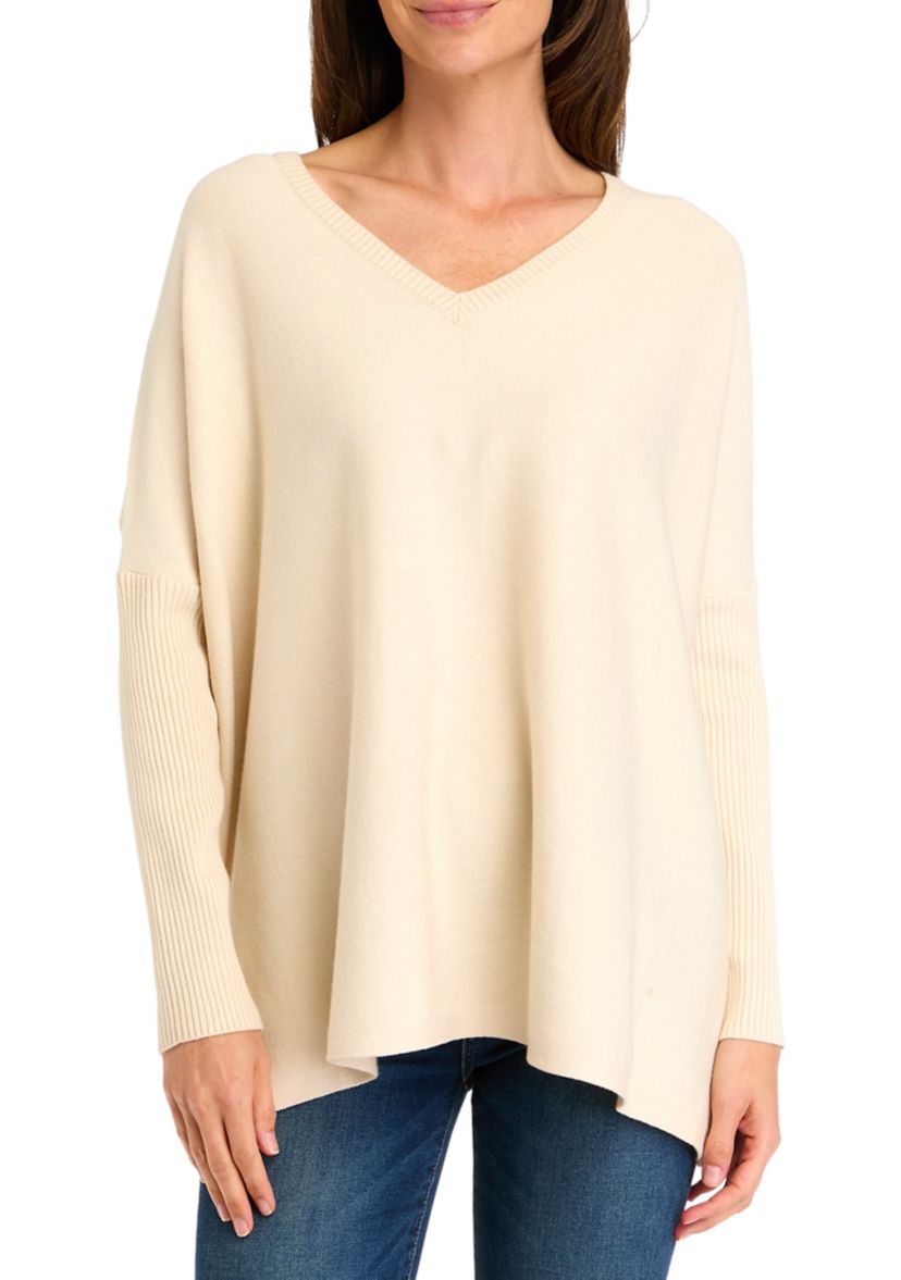 Womens V-Neck Poncho