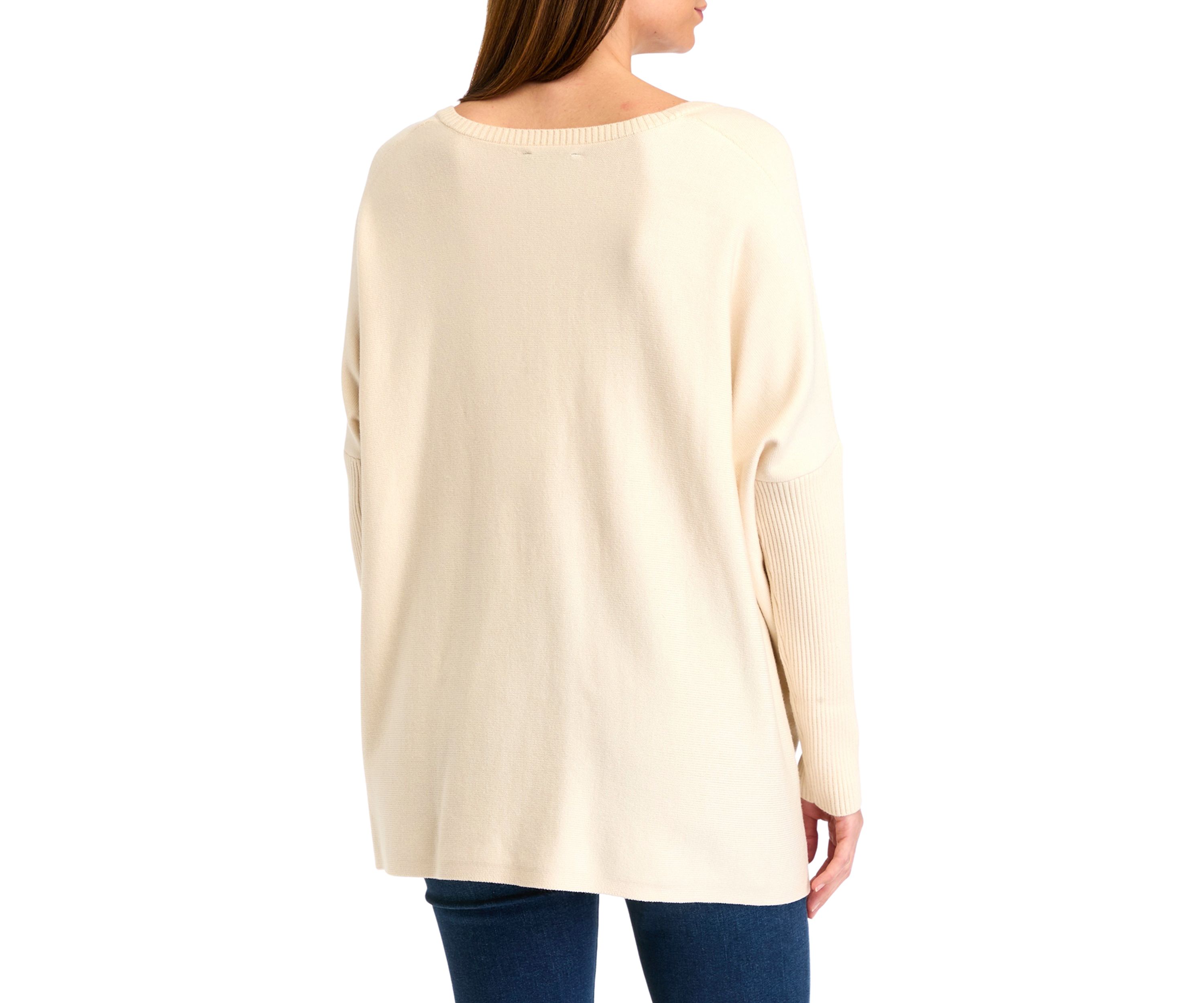 Womens V-Neck Poncho