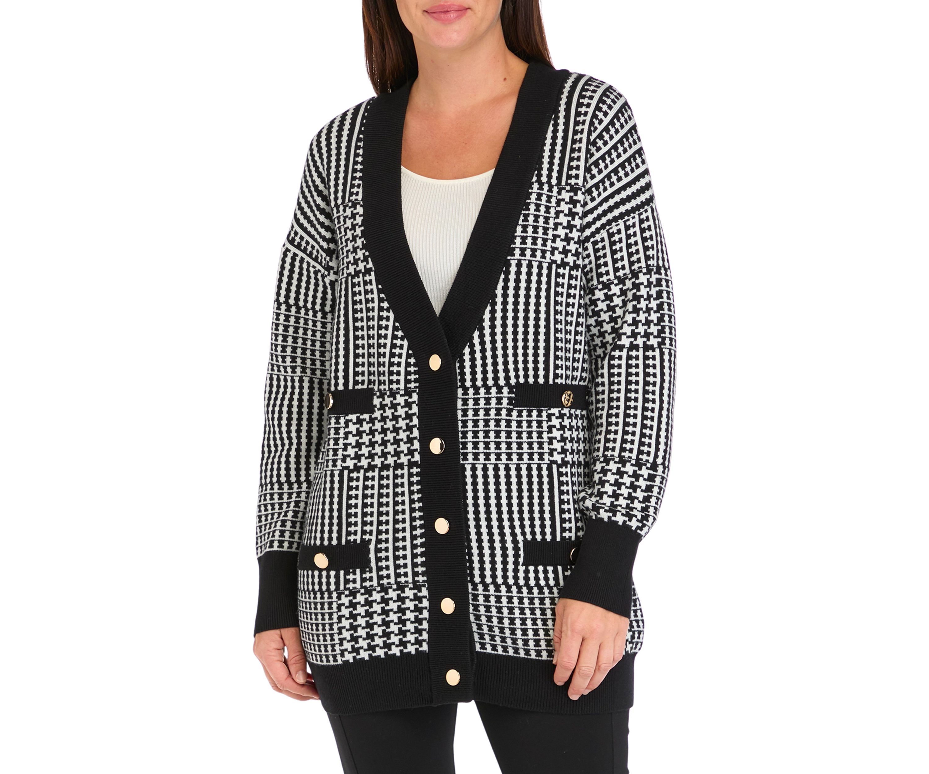 Womens Patterned Cardigan