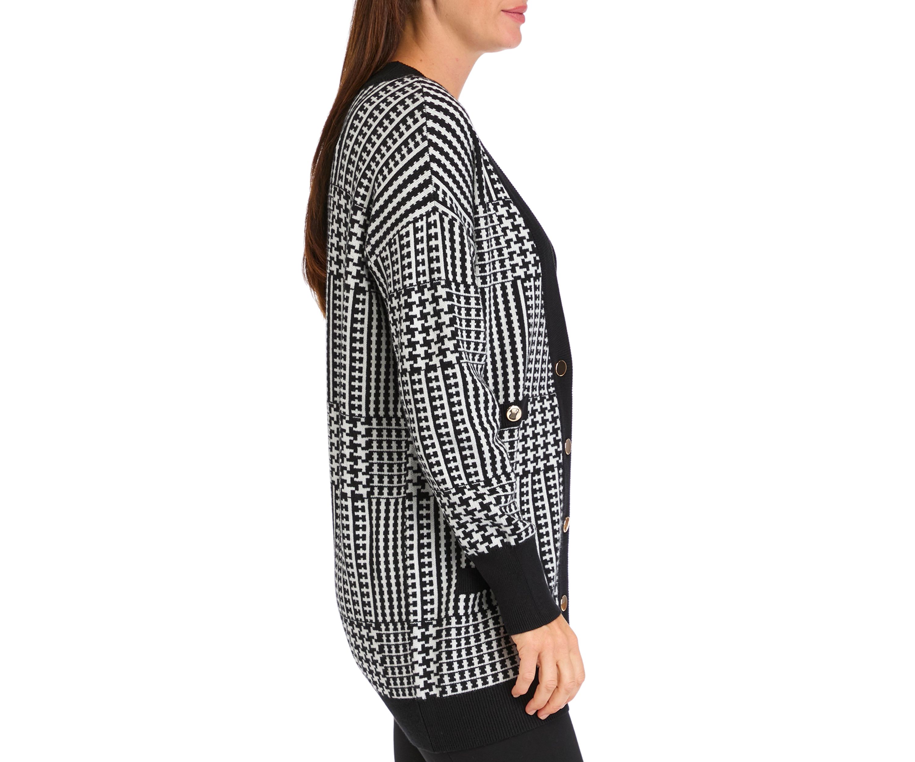 Womens Patterned Cardigan