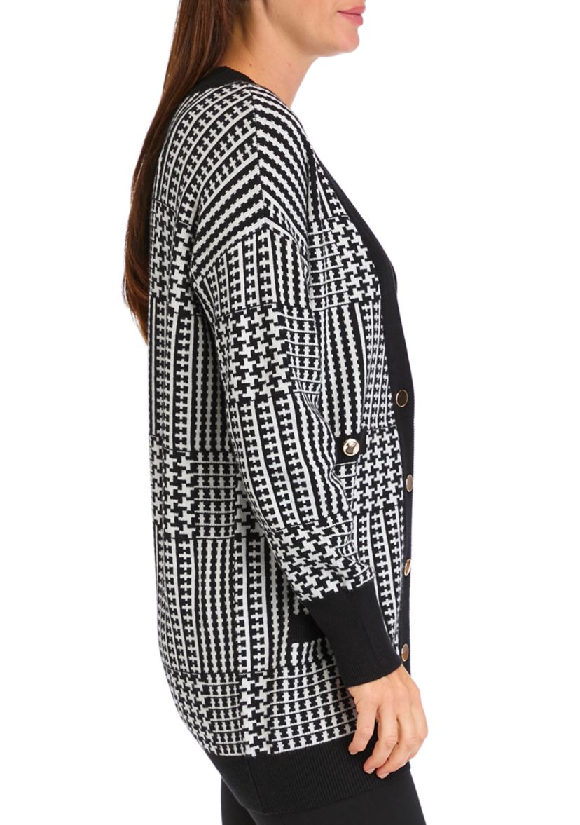 Womens Patterned Cardigan