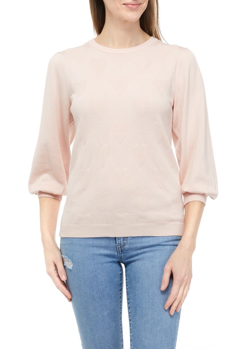 Womens Blouson Sleeve Sweater