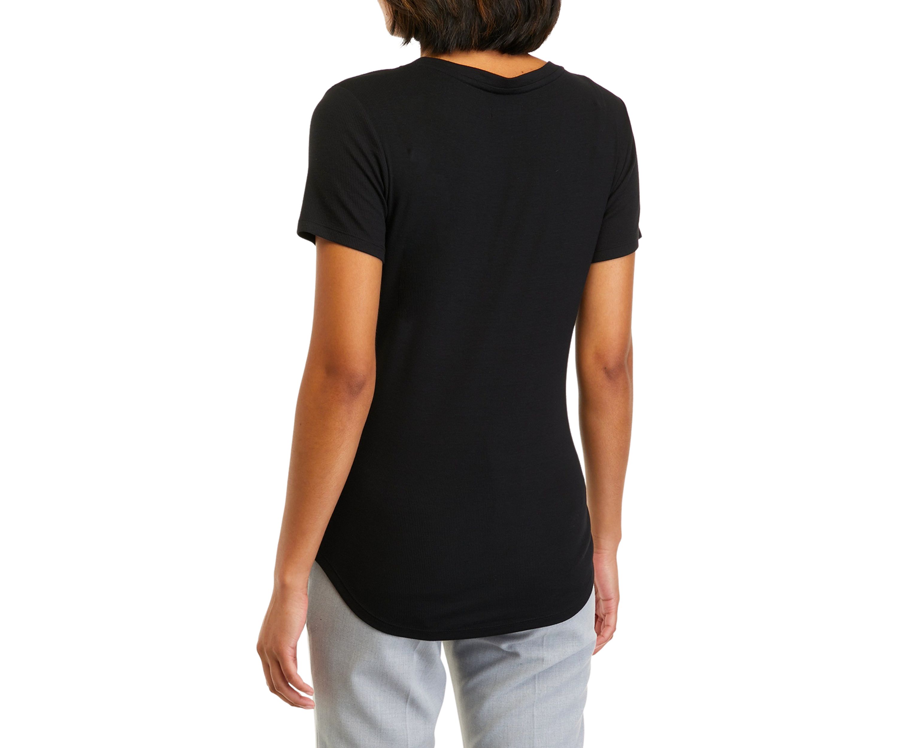 Womens Short Sleeve Crew Neck T-Shirt