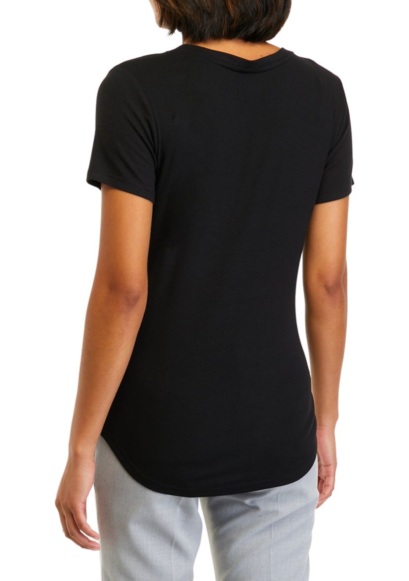 Womens Short Sleeve Crew Neck T-Shirt