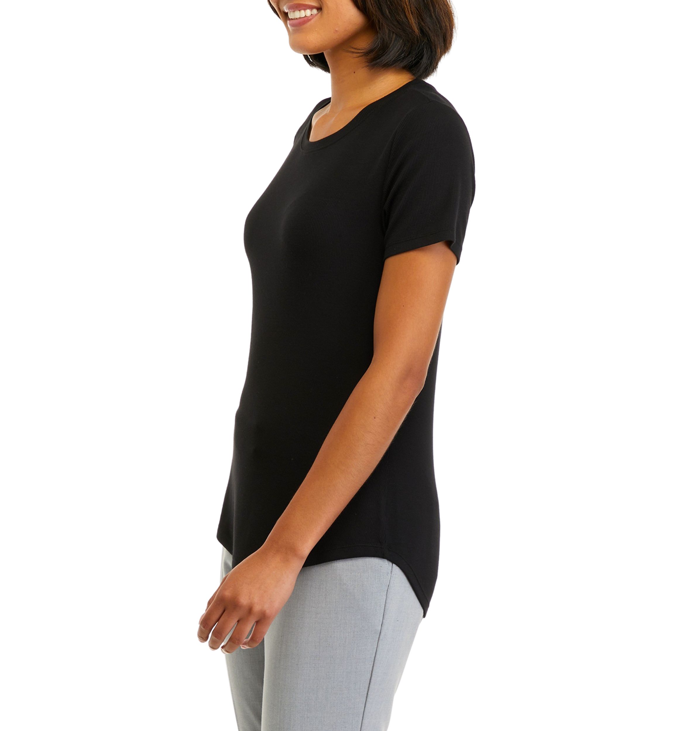 Womens Short Sleeve Crew Neck T-Shirt