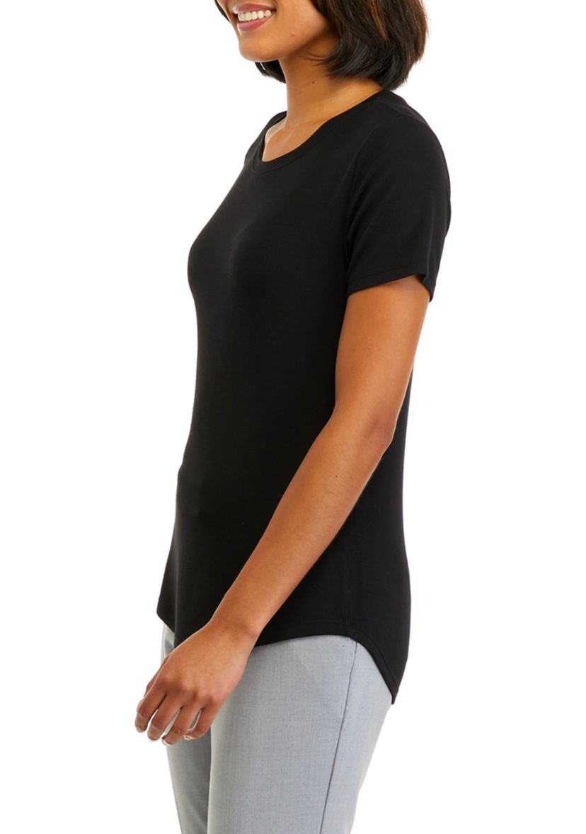 Womens Short Sleeve Crew Neck T-Shirt