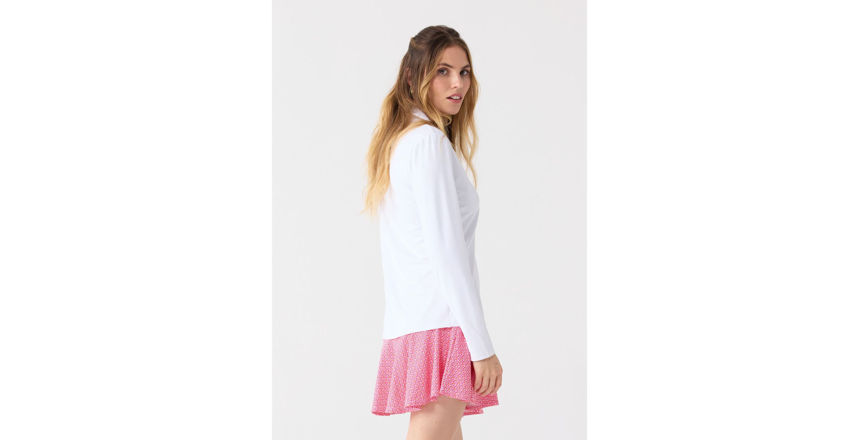 Pique Flounce Skort