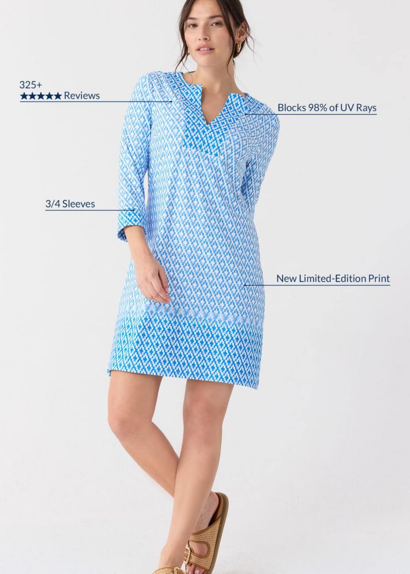 Embroidered Tunic Dress