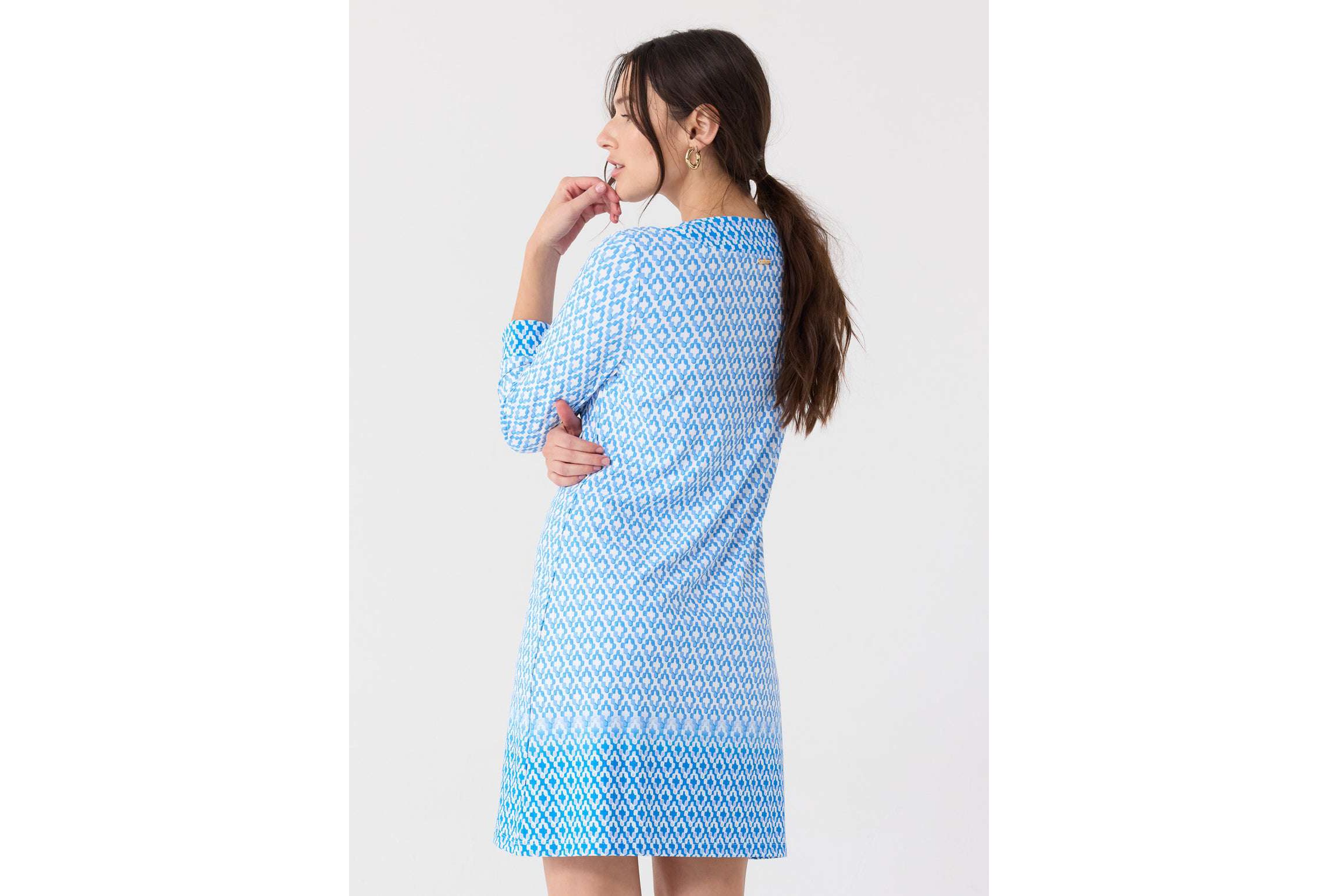 Embroidered Tunic Dress
