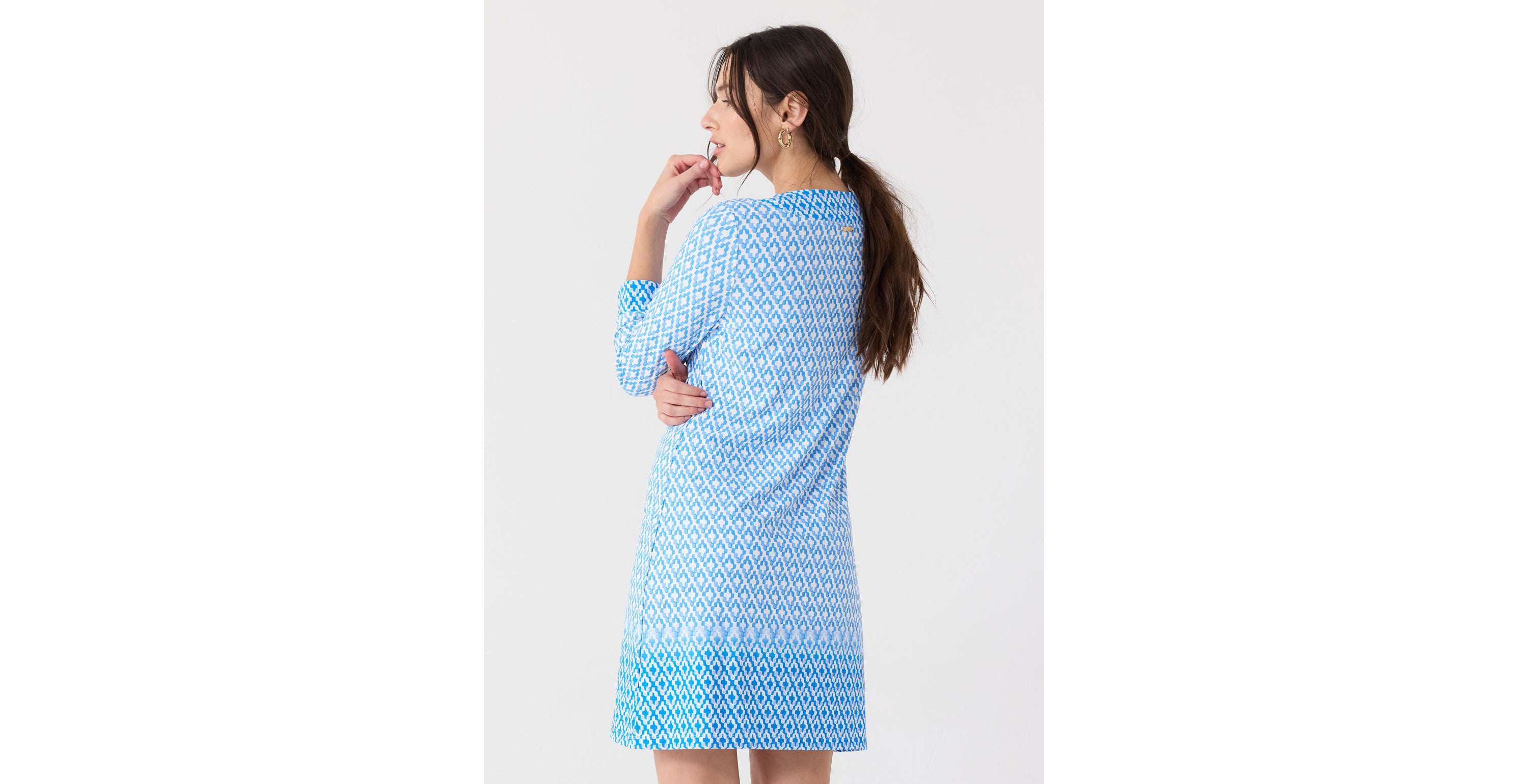 Embroidered Tunic Dress