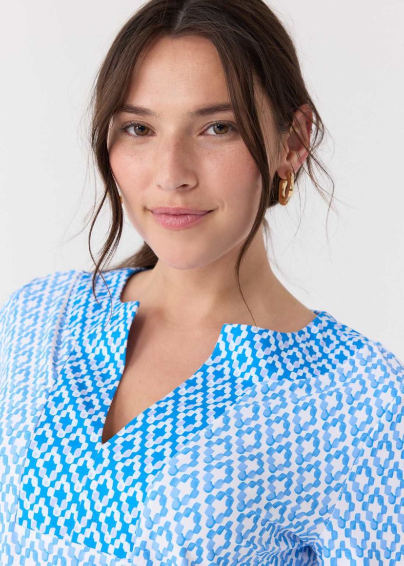 Embroidered Tunic Dress