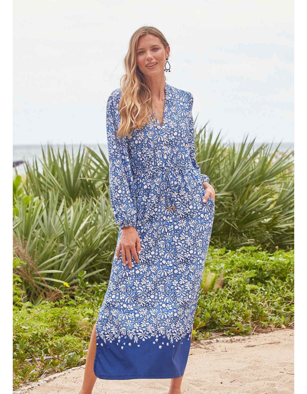 Button Down Maxi Dress