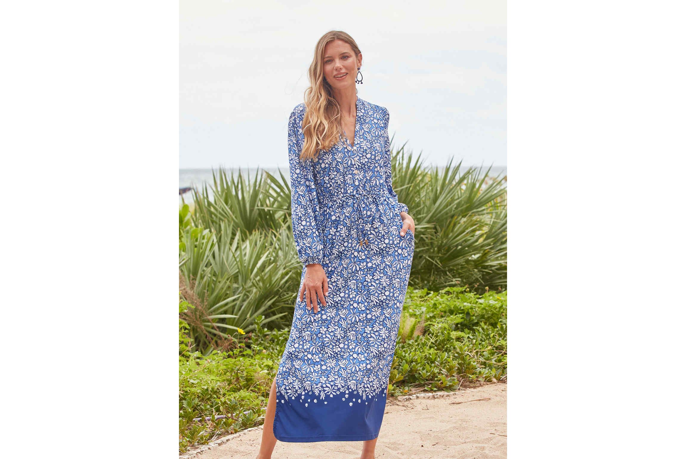 Button Down Maxi Dress