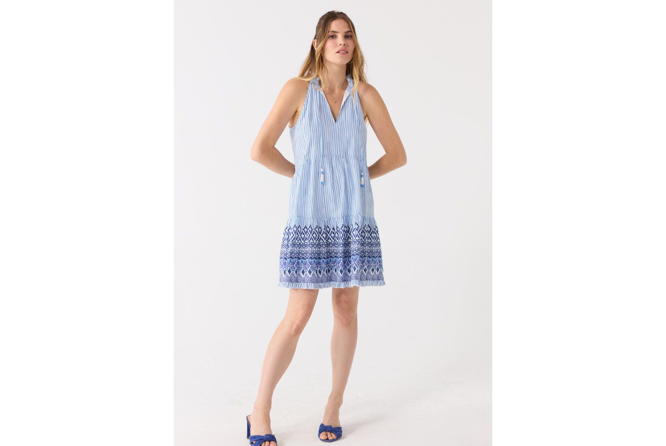 Sleeveless Tiered Dress