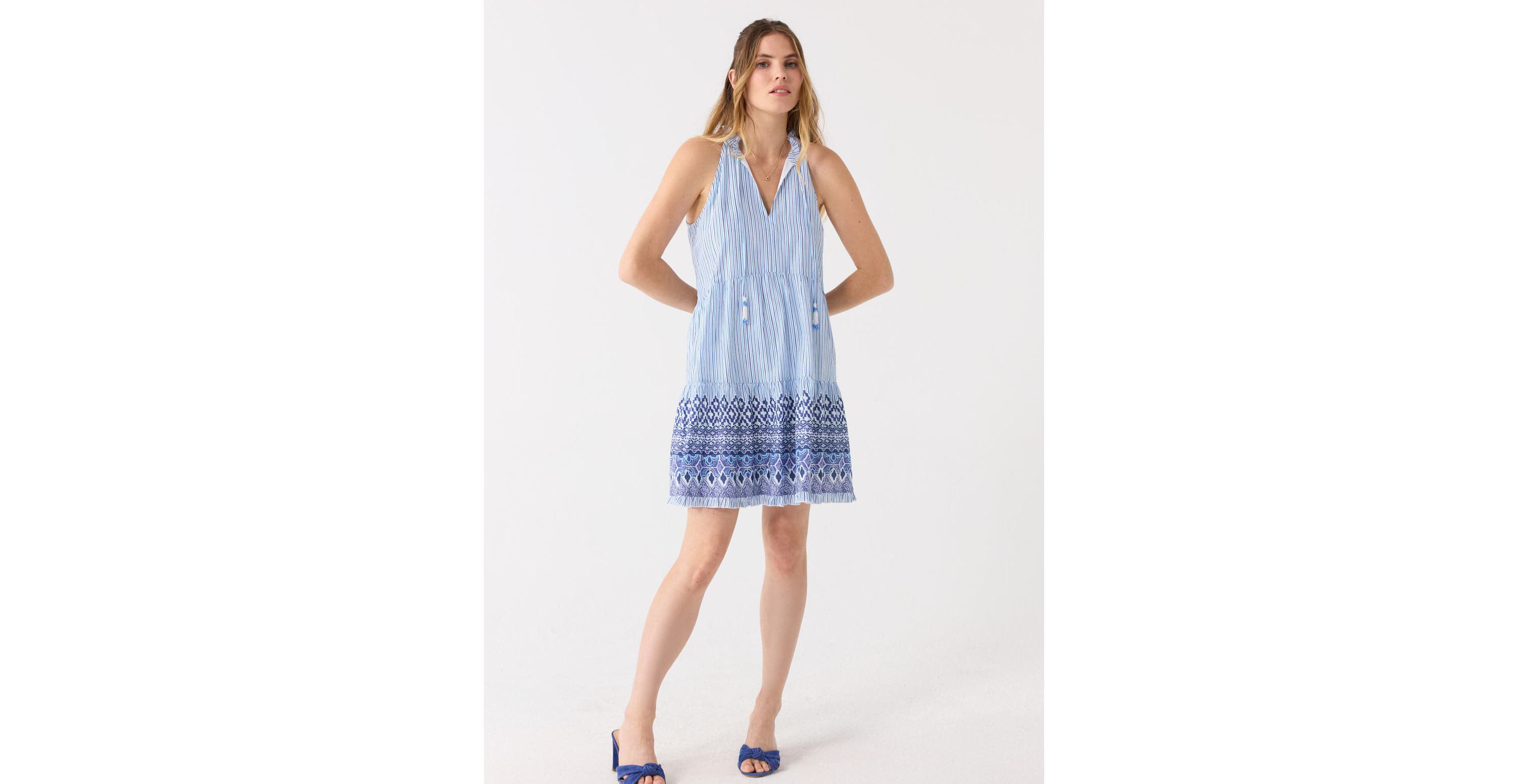 Sleeveless Tiered Dress