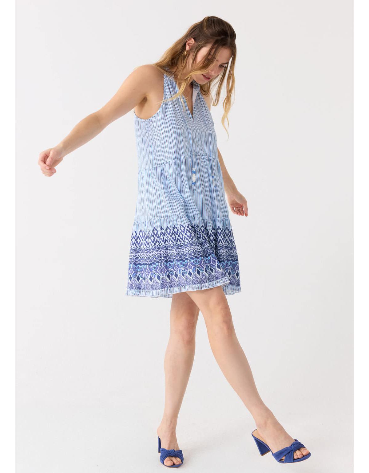 Sleeveless Tiered Dress