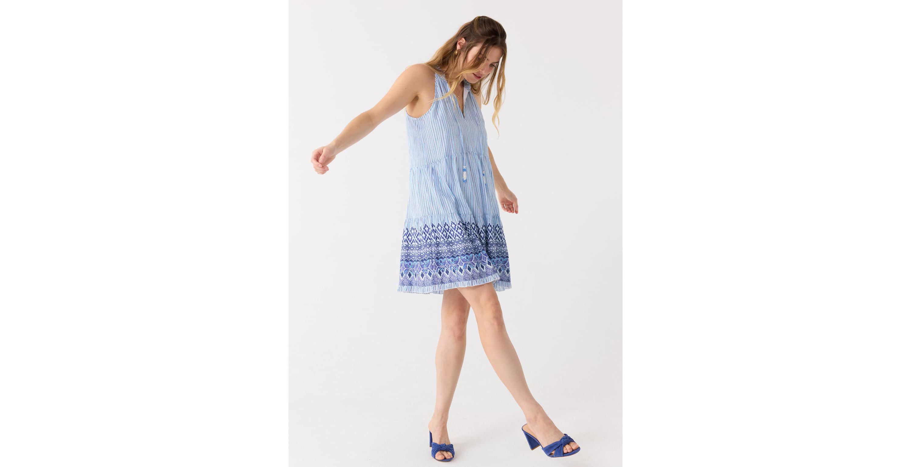 Sleeveless Tiered Dress