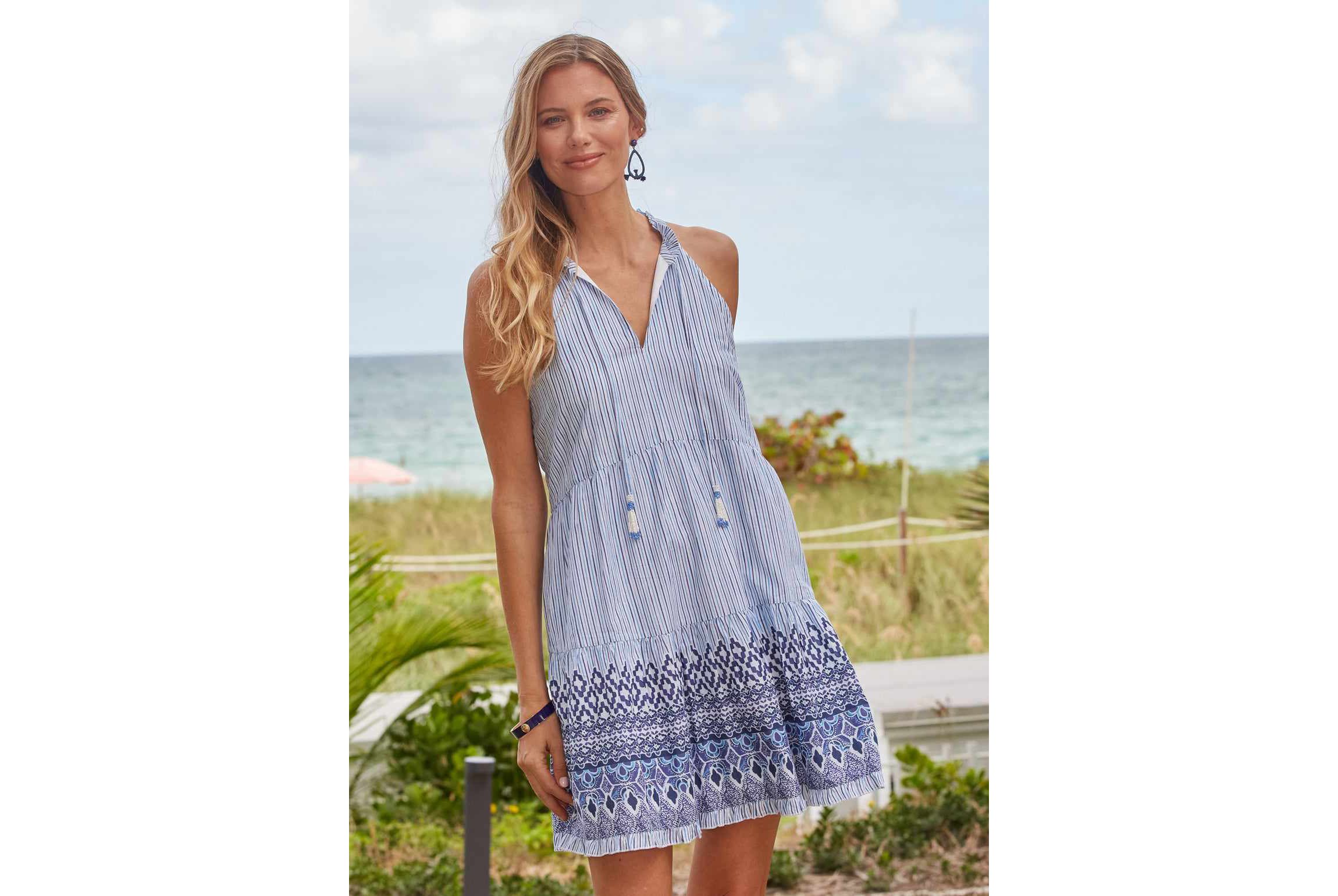 Sleeveless Tiered Dress