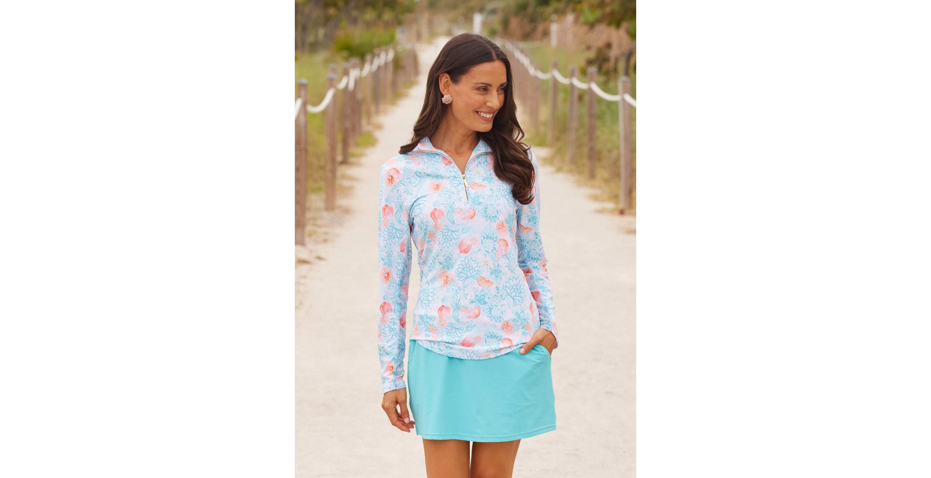 1/4 Zip Sport Top