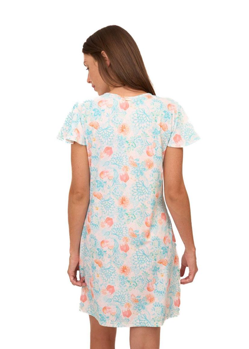 Ruffle Short Sleeve Dress
