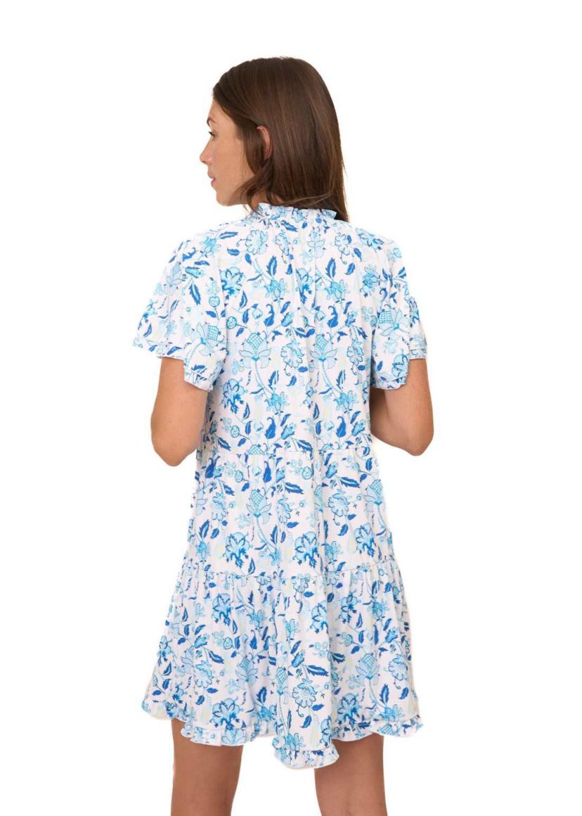 Short Sleeve Tiered Dress